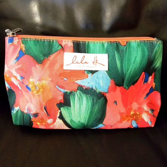 Clinique by Lulu DK Handbags - Clinique and Lulu DK Floral Makeup Bag NWOT